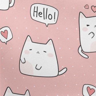 Shy Hello Kitty Pongee