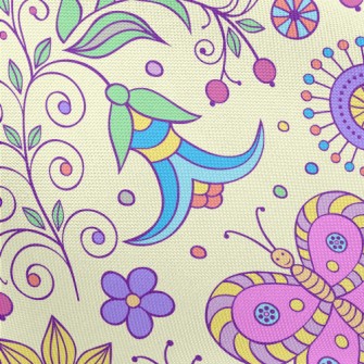 Dream World Butterfly Pongee