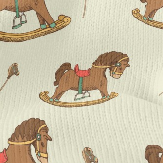 Wooden Rocking Horse Stretch Jersey