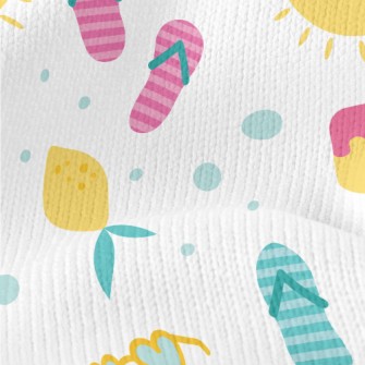 Sunglasses Beach Slippers Stretch Jersey