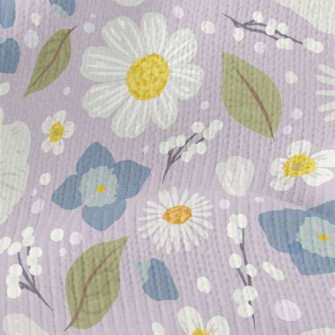 Soft Flower Garden Stretch Jersey