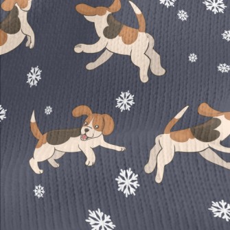 Chasing Snowflake Dogs Stretch Jersey