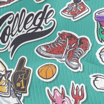 Funny Stationery Man Stretch Jersey