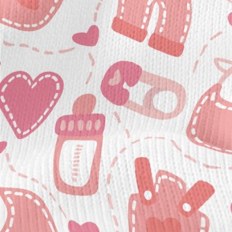 Baby Bottle Suspenders Stretch Jersey