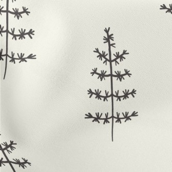 Withered Small Trees Lightweight Cotton Poplin