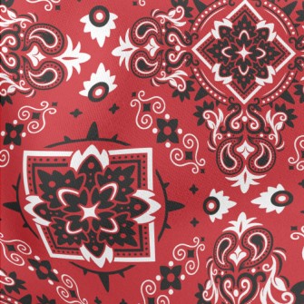 Bright Mysterious Damask Lightweight Cotton Poplin