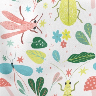 Shiny Scarab Beetle Lightweight Cotton Poplin