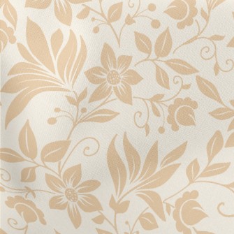 Withered Yellow Flowers And Le Lightweight Cotton Poplin