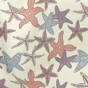 Various Starfish Families Lightweight Cotton Poplin