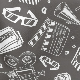 Popcorn At The Movies Lightweight Cotton Poplin