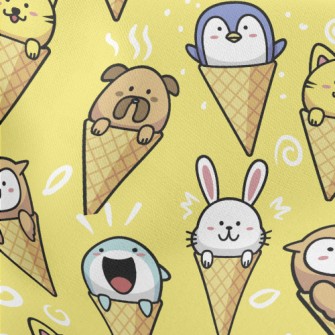 Cute Animal Cone Lightweight Cotton Poplin