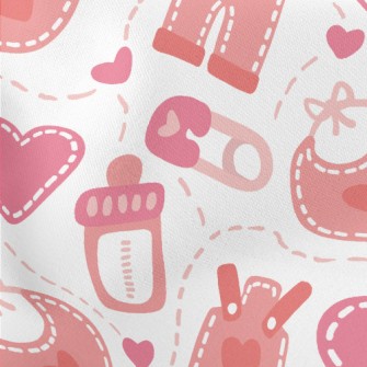 Baby Bottle Suspenders Lightweight Cotton Poplin