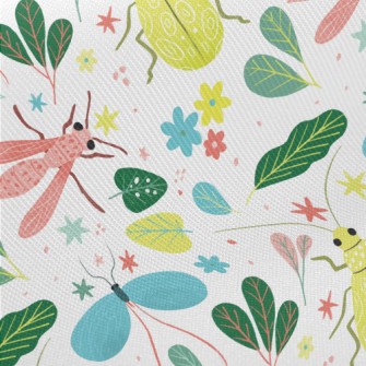 Shiny Scarab Beetle Midweight Cotton Poplin