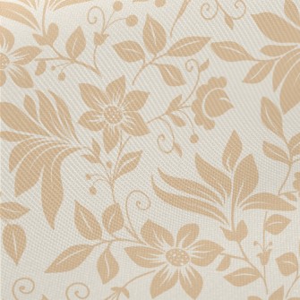 Withered Yellow Flowers And Le Midweight Cotton Poplin