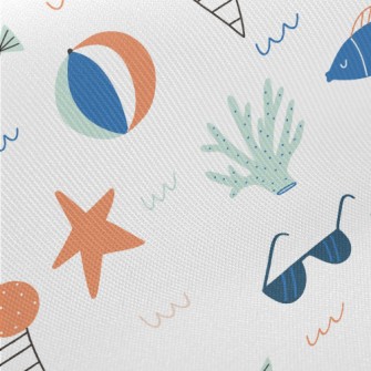 Coral Fish Beach Ball Midweight Cotton Poplin