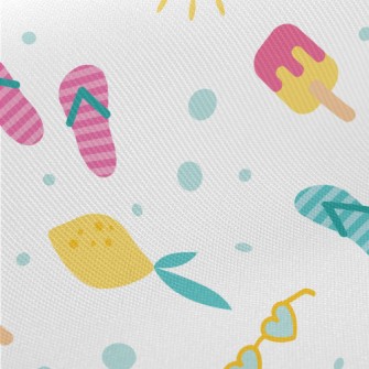 Sunglasses Beach Slippers Midweight Cotton Poplin