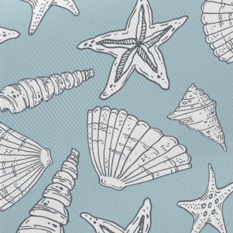 Mottled Shell Starfish Midweight Cotton Poplin
