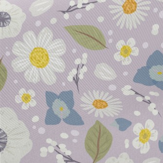 Soft Flower Garden Midweight Cotton Poplin