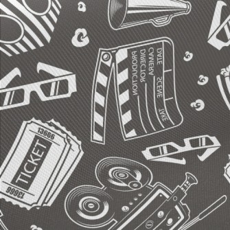 Popcorn At The Movies Midweight Cotton Poplin