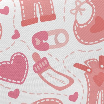 Baby Bottle Suspenders Midweight Cotton Poplin