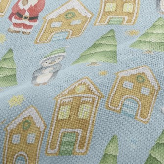 Watercolor Merry Christmas Performance Linen