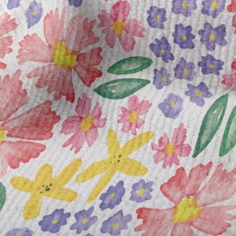 Beautiful Watercolor Large Flo Terry