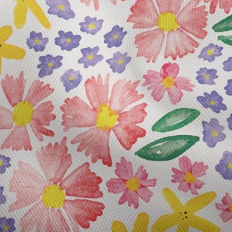 Beautiful Watercolor Large Flo Dobby