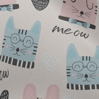 Gentle Spectacled Cat Chiffon