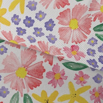 Beautiful Watercolor Large Flo Waterproof Oxford