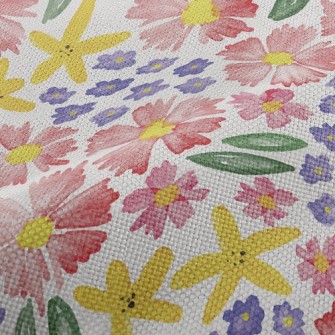 Beautiful Watercolor Large Flo Performance Linen