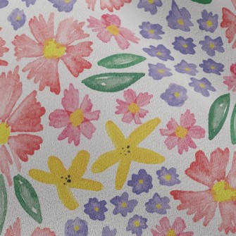 Beautiful Watercolor Large Flo Chiffon