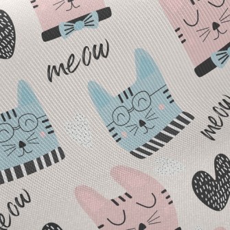 Gentle Spectacled Cat Twill