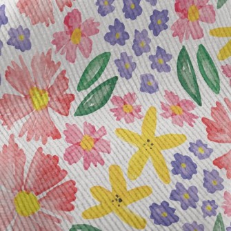 Beautiful Watercolor Large Flo Standard Corduroy