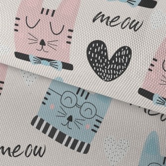 Gentle Spectacled Cat Waterproof Oxford
