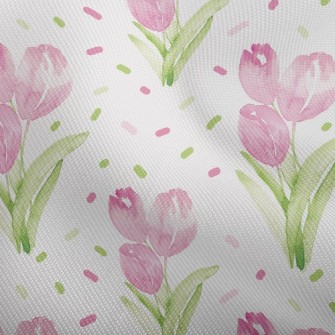 Watercolor Tulips Dobby