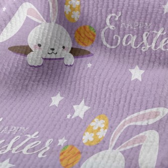 Playful Little Rabbit With Hea Terry