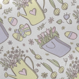 Cute Paper Bag Flowers Twill