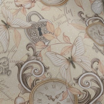 Retro Butterfly Alarm Clock Chiffon