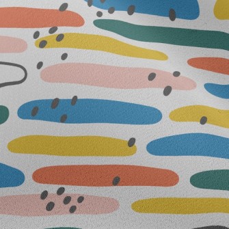 Rectangular Color Block Chiffon