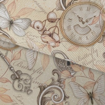 Retro Butterfly Alarm Clock Waterproof Oxford