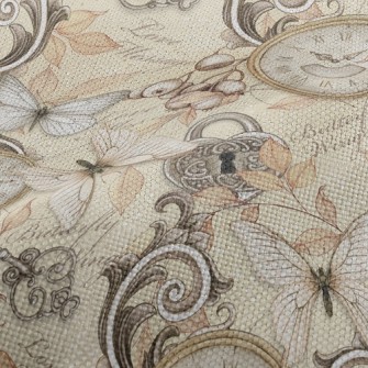 Retro Butterfly Alarm Clock Performance Linen
