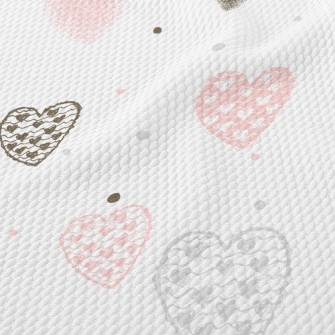 Wavy Heart Birdseye Piqué