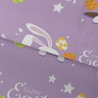 Playful Little Rabbit With Hea Waterproof Oxford