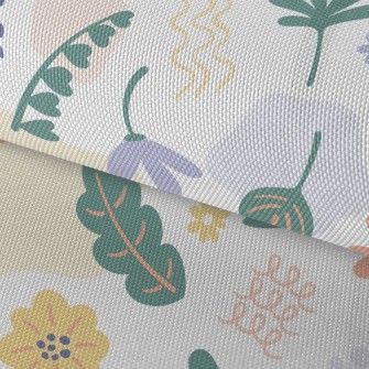 Childlike Random Drawing Of Fl Waterproof Oxford