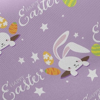 Playful Little Rabbit With Hea Twill
