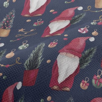 Little Little Elf In Red Performance Linen