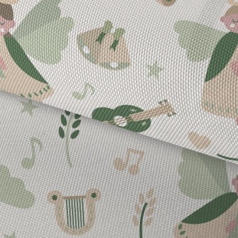 Angels Singing Praises Waterproof Oxford
