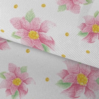 Pink Christmas Red Waterproof Oxford