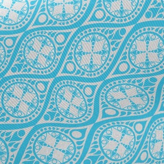 Wavy Flower Twill