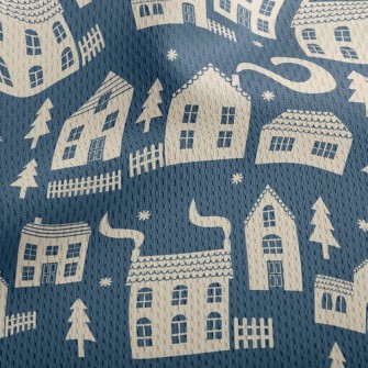 Cozy Fairy Tale House Athletic Mesh Flat Back
